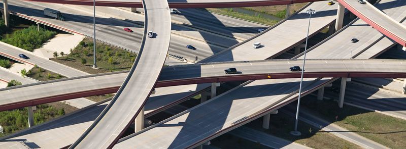 Contact Us - Aerial photo of highway