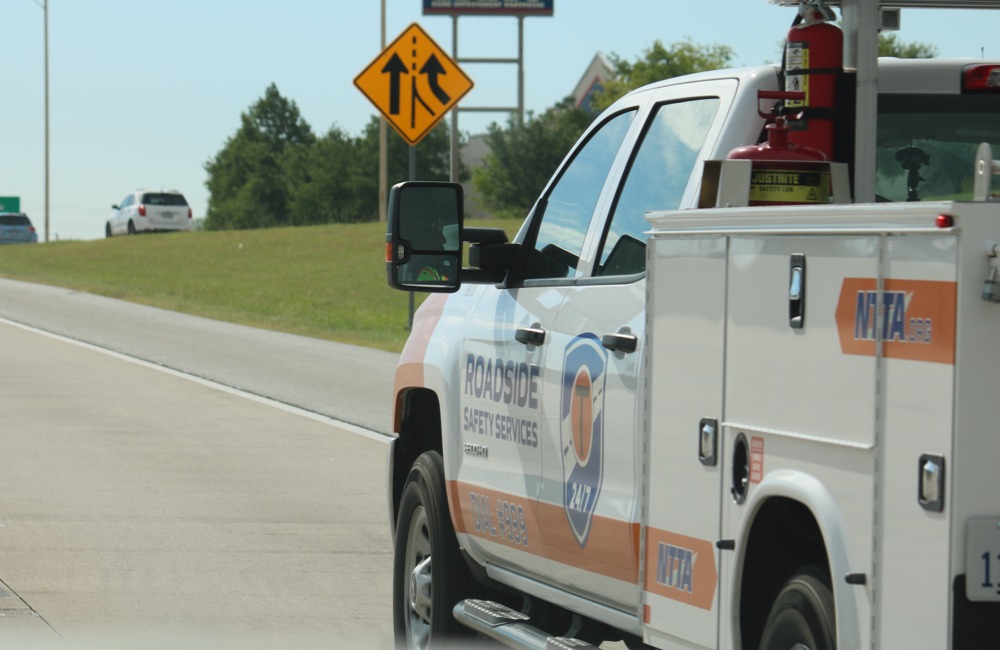 Safety - Safety NTTA truck driving on highway