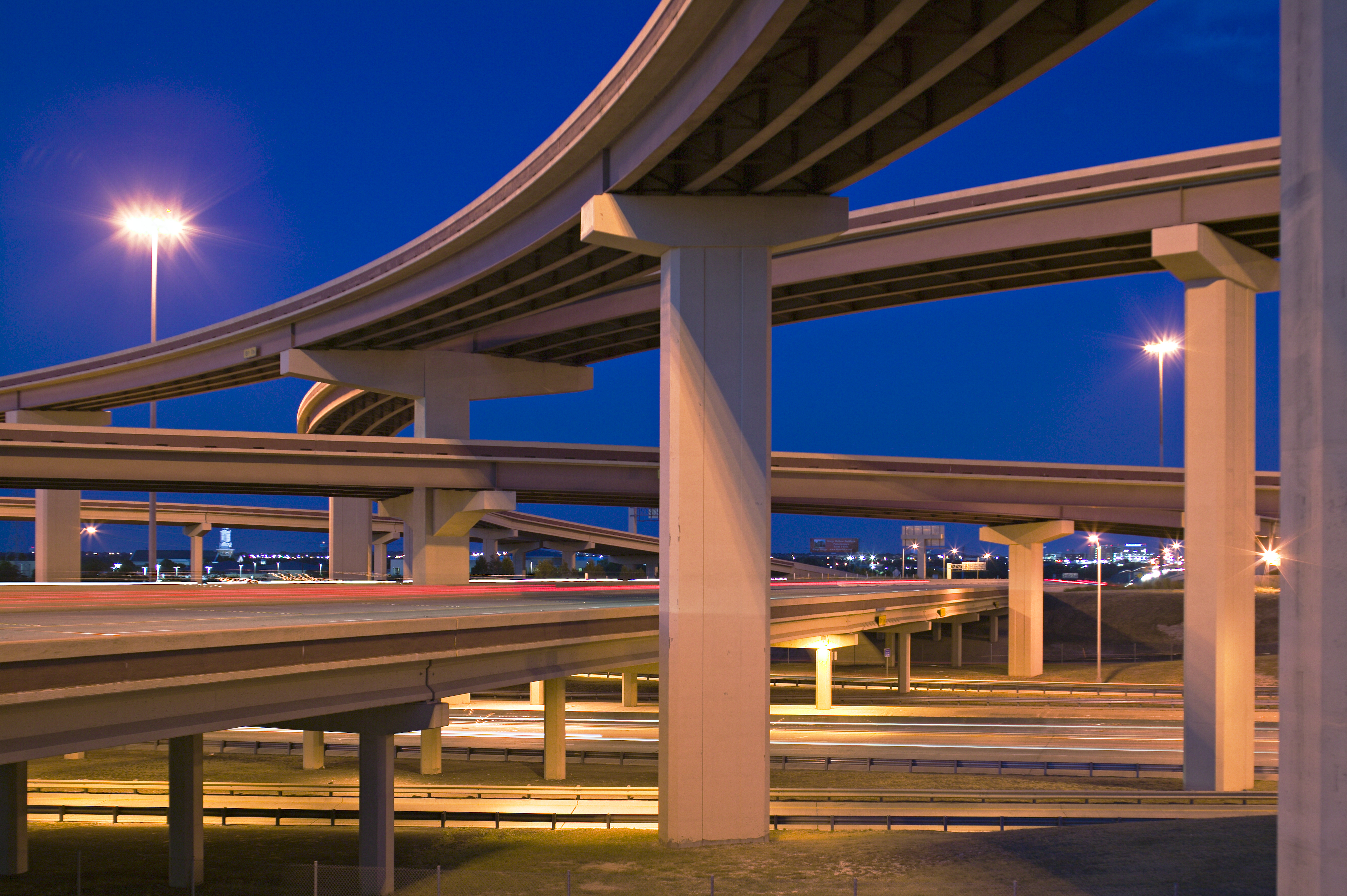 Dallas North Tollway/President George Bush Turnpike interchange