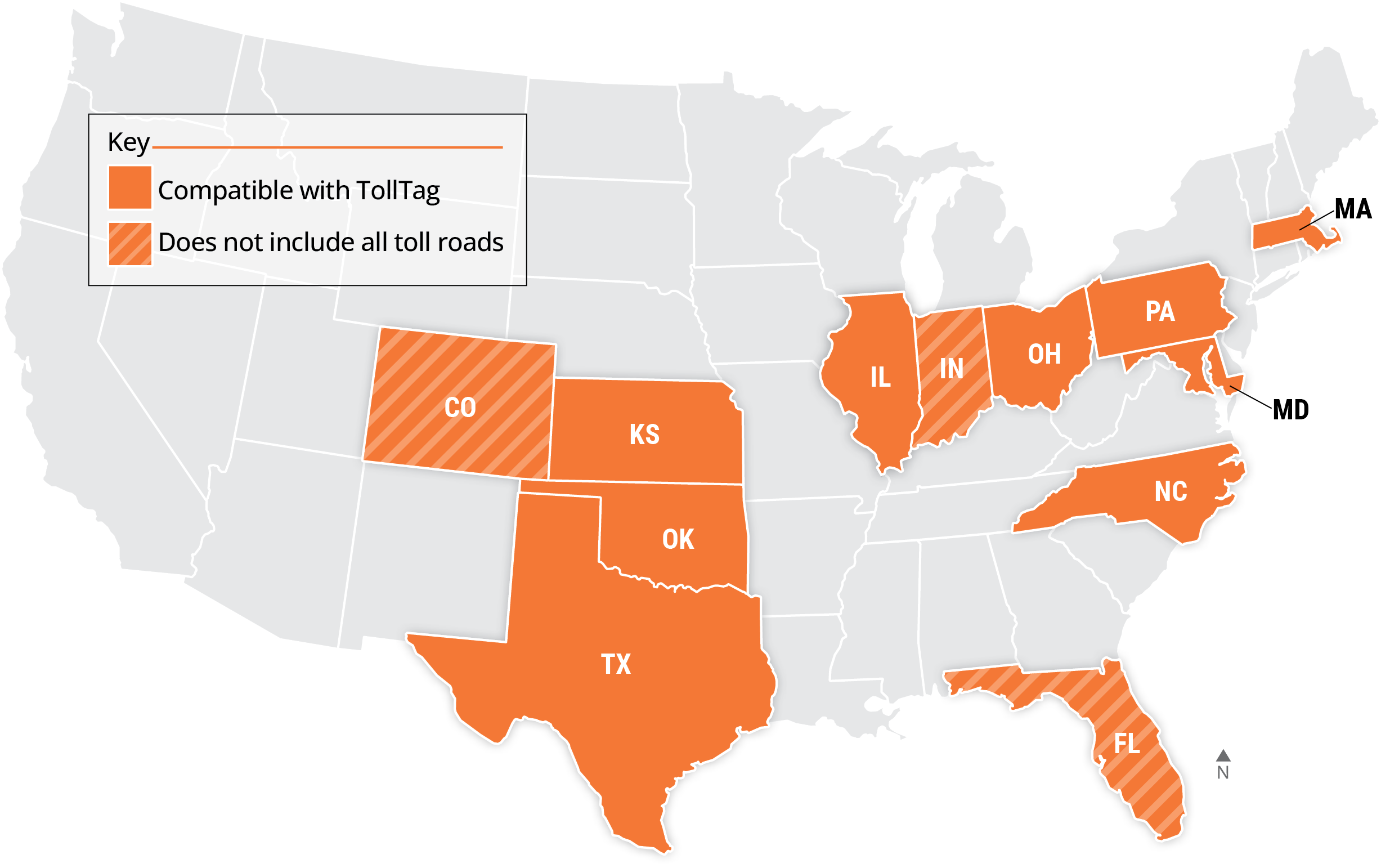 States Where Your TollTag Works