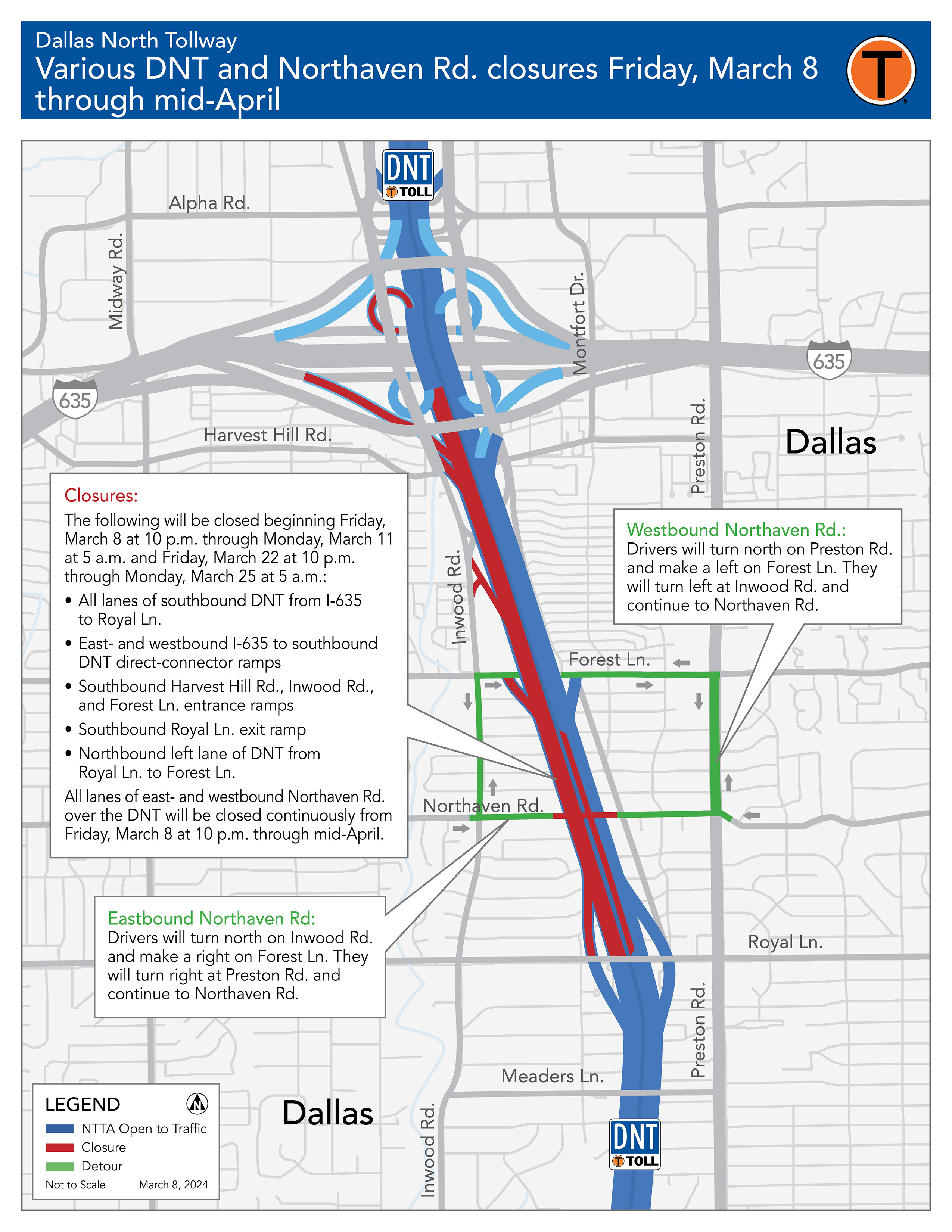 DNT Full Closure Map