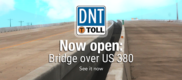 April TollTag Insider - New Bridge Over 380