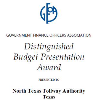 GFOA Distinguished Budget Presentation Award